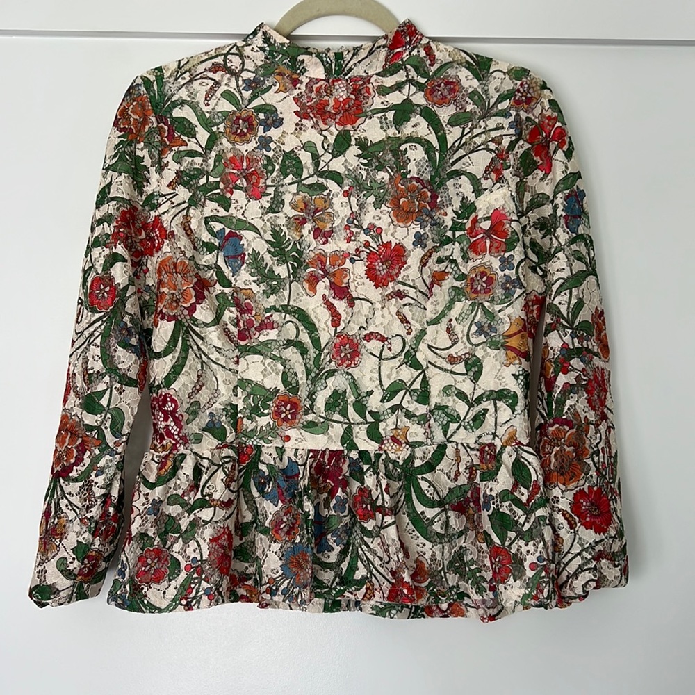 Anthropologie floral babydoll top.